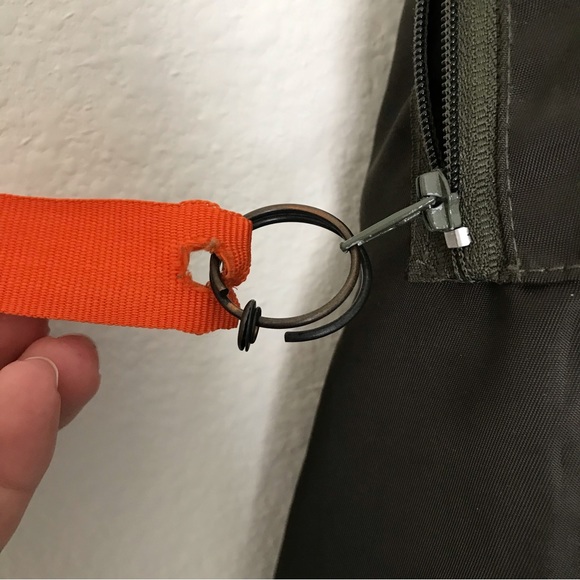 Phat Farm Vintage Style Flight Bomber Jacket Green, Size Large - Picture 14 of 14